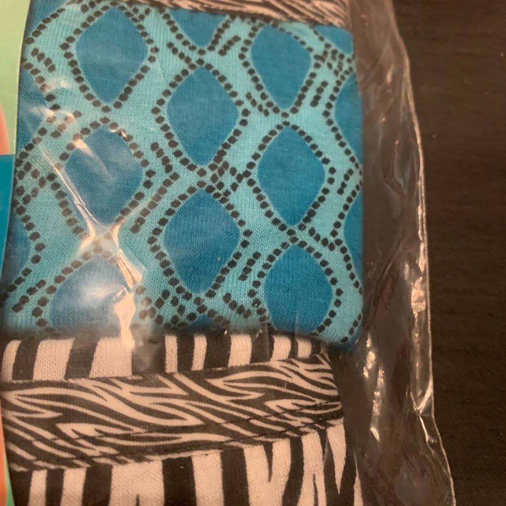Fruit of the Loom Blue and Black Boy Short Panties.